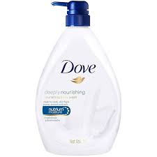 DOVE CARING BATH BODY WASH 1L